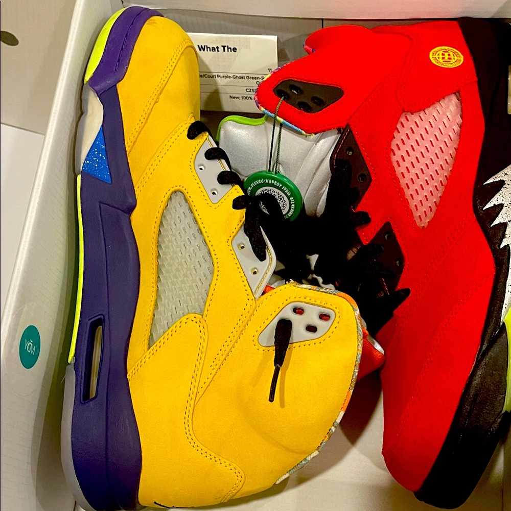 Air Jordan 5 Retro What The sneakers Mens 11 w/box Good condition